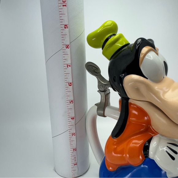 Goofy Disney Tankard Series Stein • Ceramarte • Porcelain •9¼" H •Made in Brazil - Picture 11 of 12